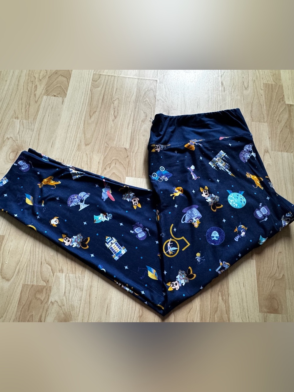 Walt Disney World 50th anniversary leggings. Very cute design.